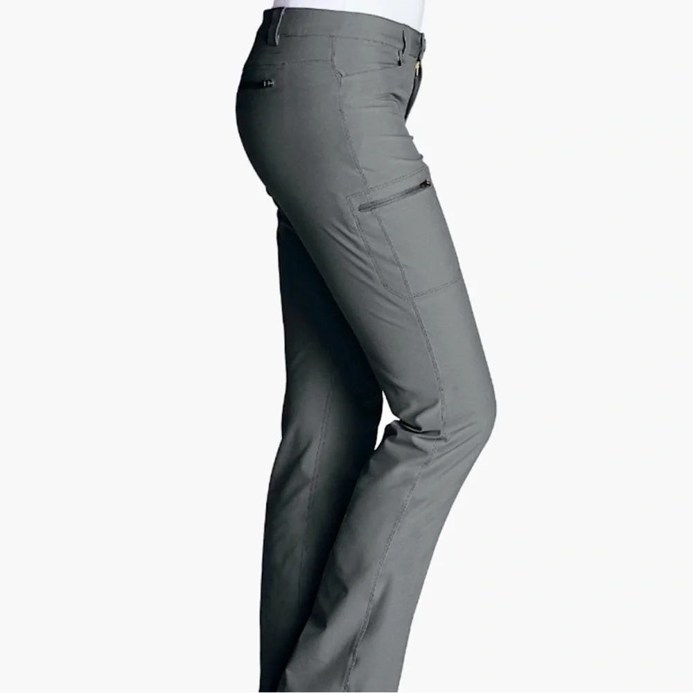Eddie Bauer Horizon Roll Up Travex Straight Leg Pants Sz 12 - Picture 4 of 14